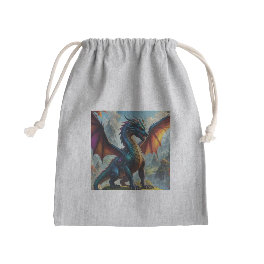 ミヤさんの王道ドラゴン Mini Drawstring Bag