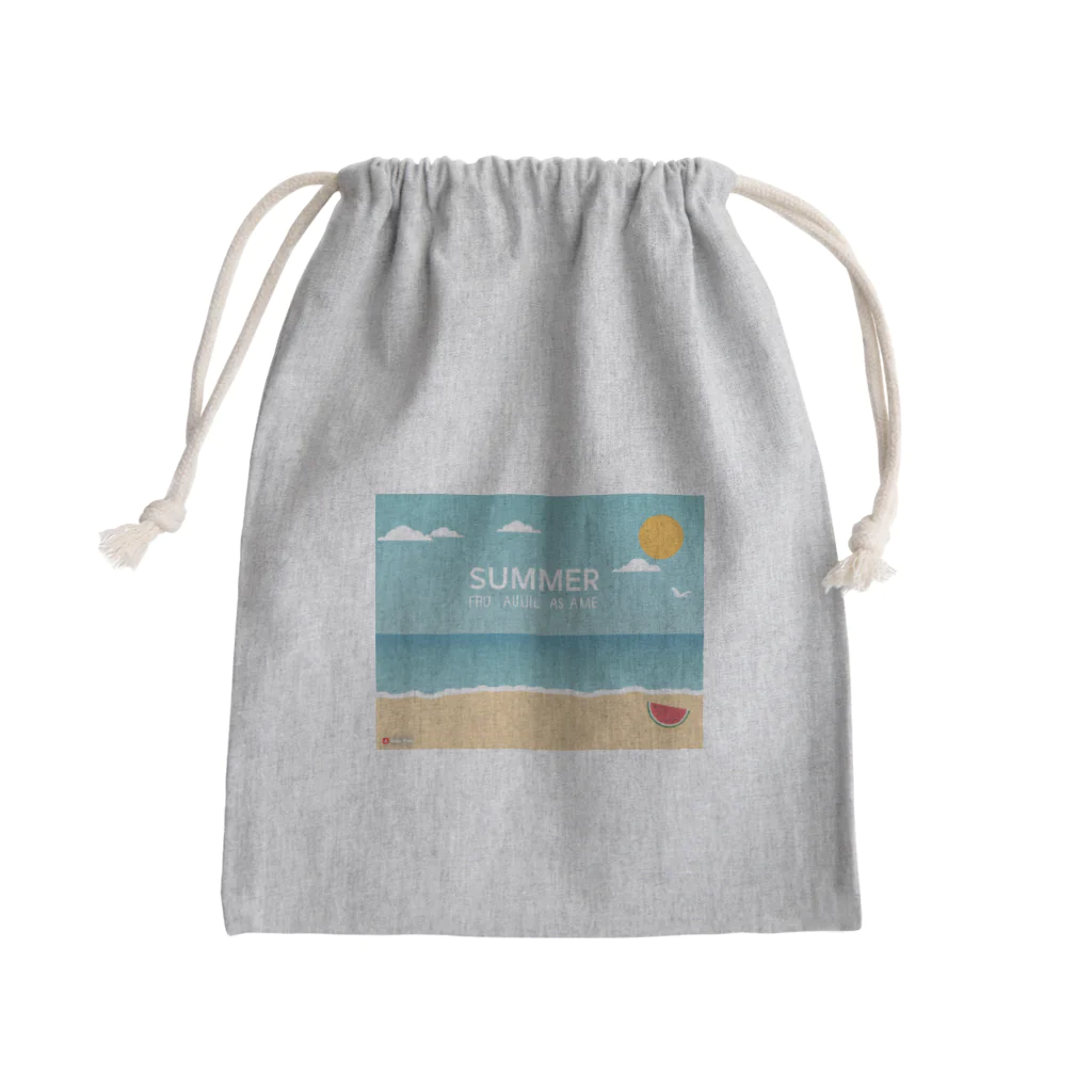 山田綾の夏！Summer！ Mini Drawstring Bag