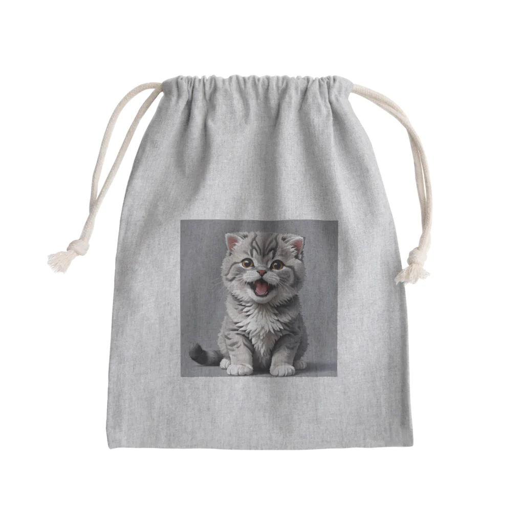猫は正義♡の甘えん坊な子猫 Mini Drawstring Bag