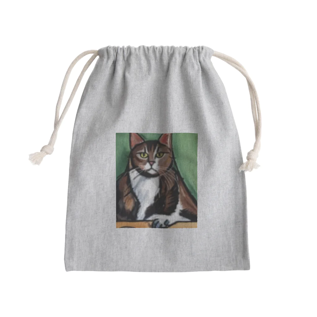 Ppit8のどっしりかまえる猫ちゃん Mini Drawstring Bag