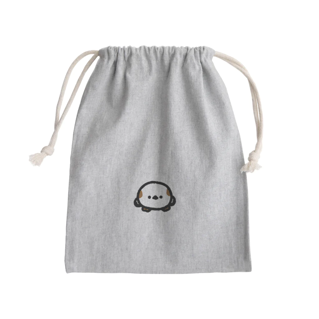 カニ🦀のはげシマエナガ Mini Drawstring Bag