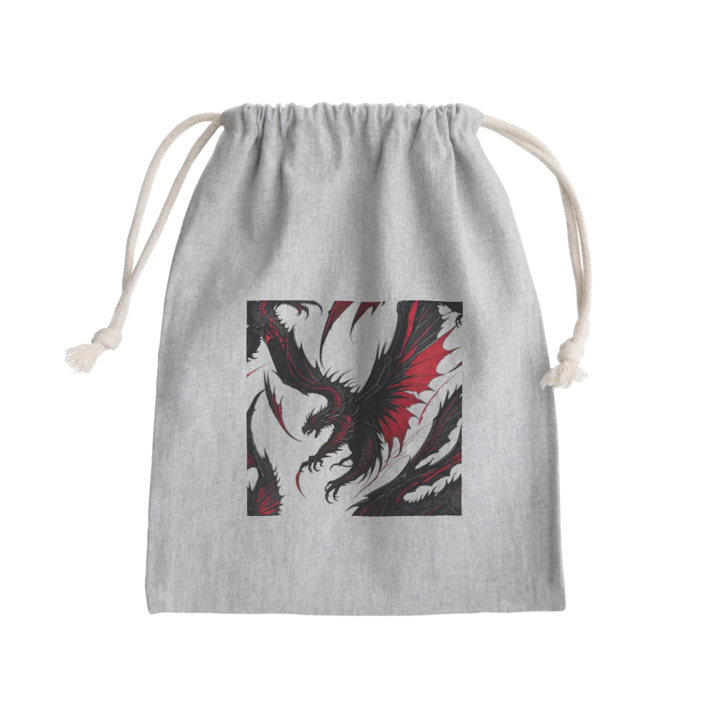 K ‘の暗黒のドラゴン Mini Drawstring Bag