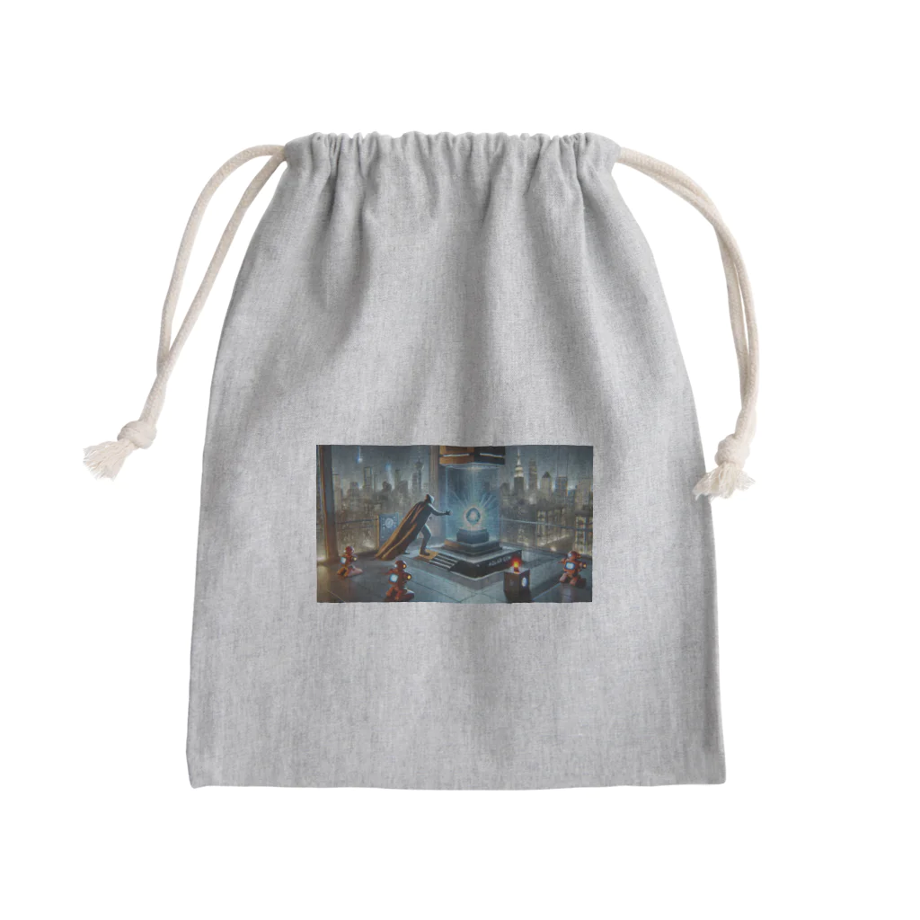 ETOWA_TOWAの盗まれる瞬間 Mini Drawstring Bag