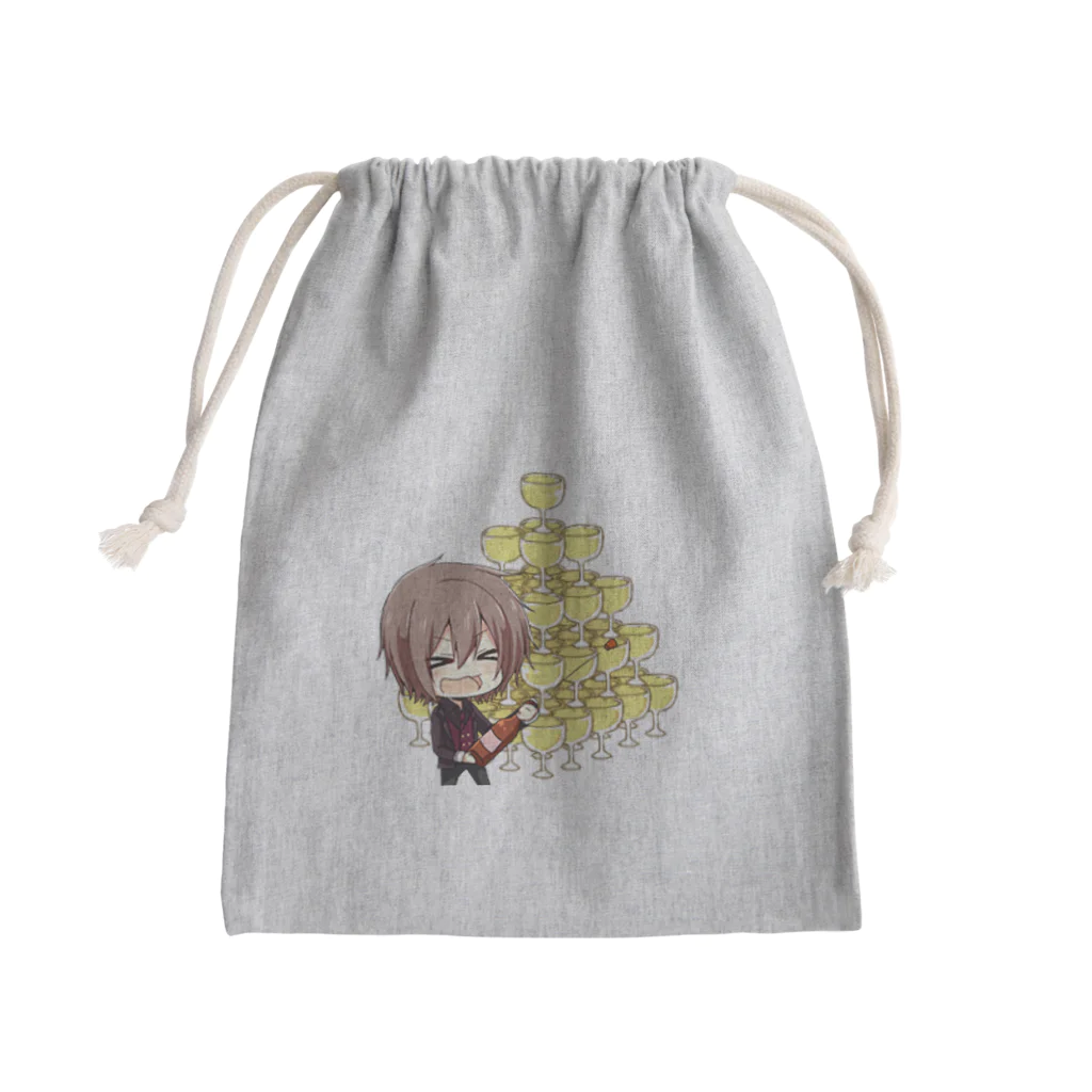 ピロ山通販のぼくホスト君 スタンダード Mini Drawstring Bag