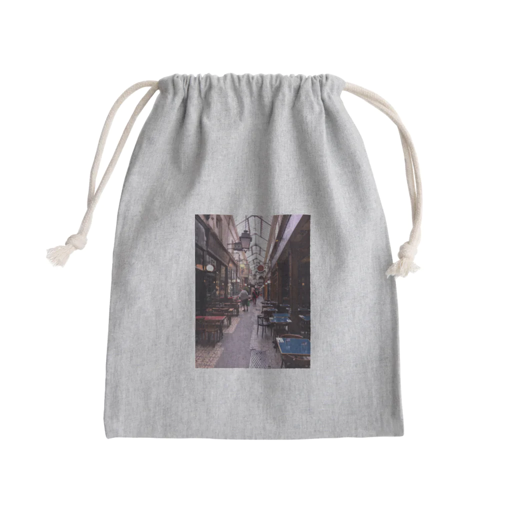 nightwalkerのパリのパッサージュ Mini Drawstring Bag