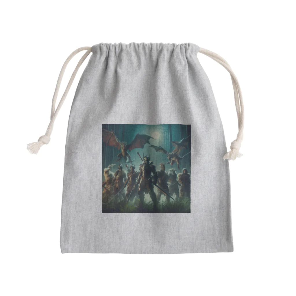 nerobooのお店のファンタジー風のグッズです Mini Drawstring Bag