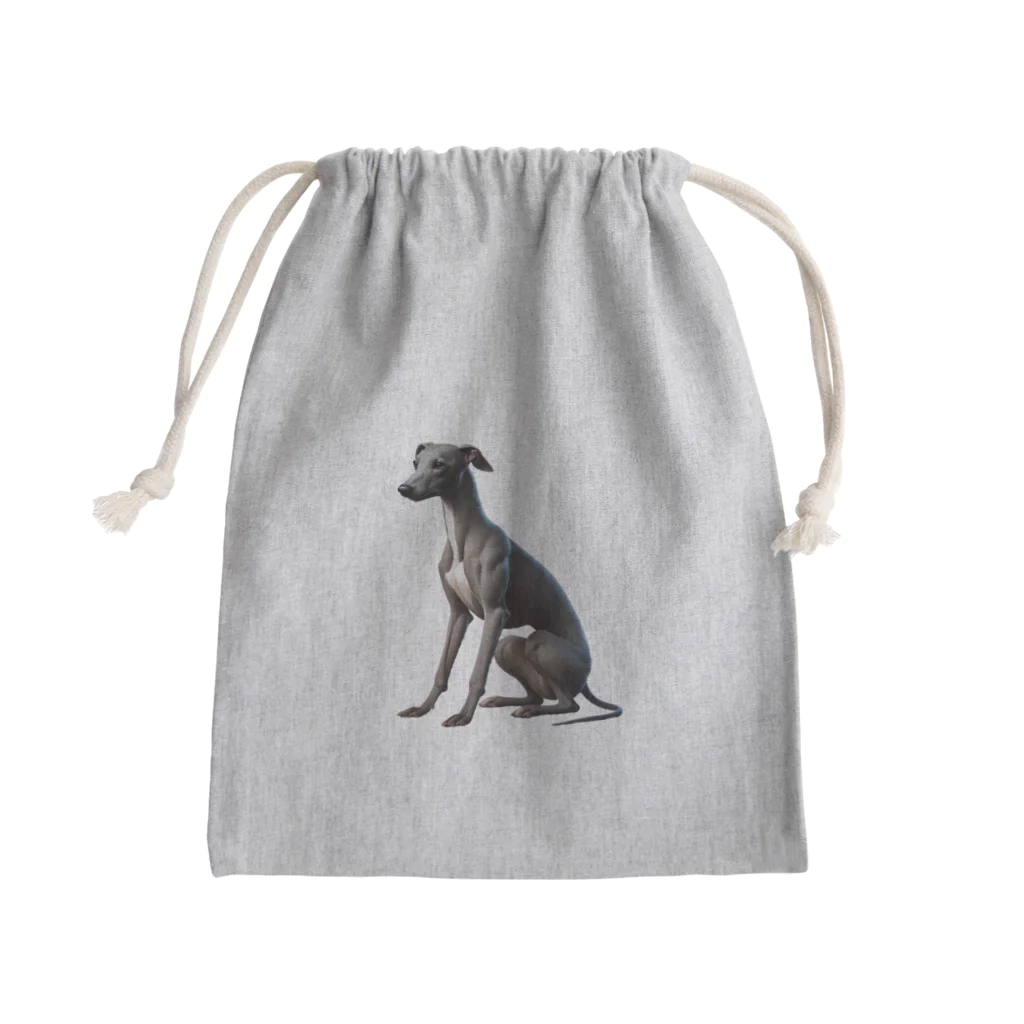 チェリモヤのイタリアン グレイハウンド 02 Mini Drawstring Bag