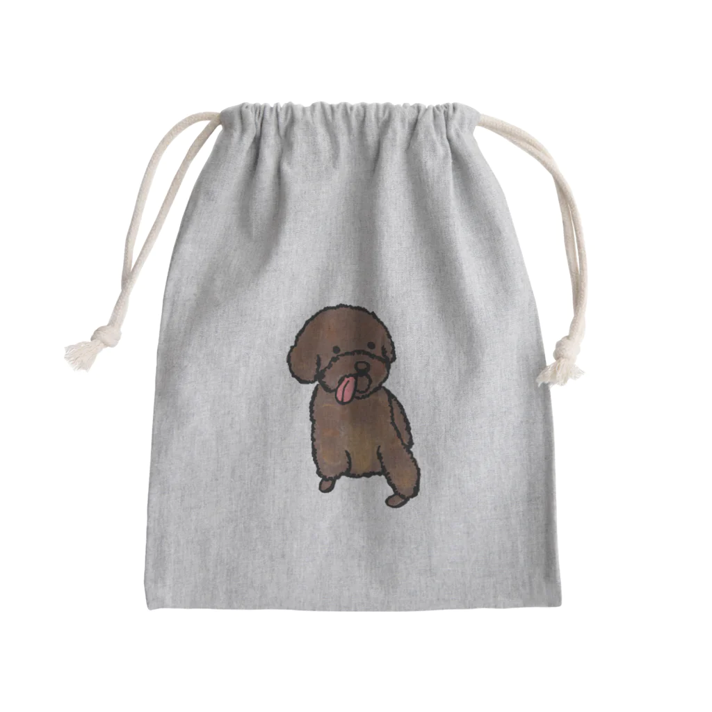 つぶつぶとのトイプードル Mini Drawstring Bag