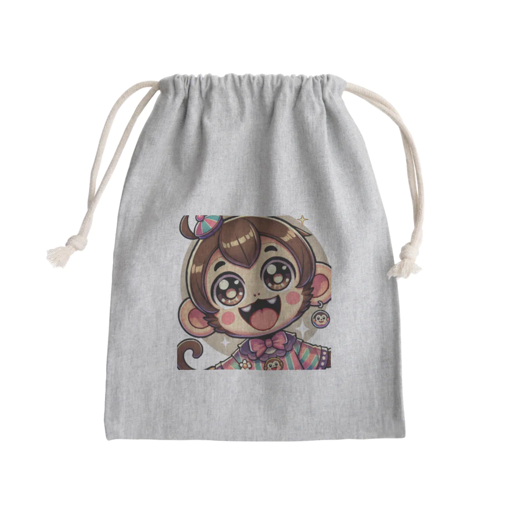 Makisuのさる吉 Mini Drawstring Bag