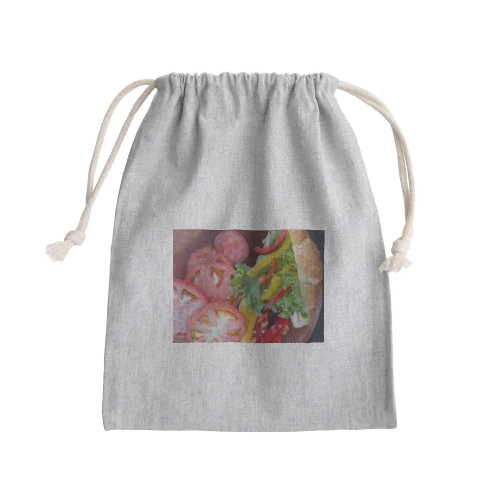 キャンパーのキャンプ飯 Mini Drawstring Bag