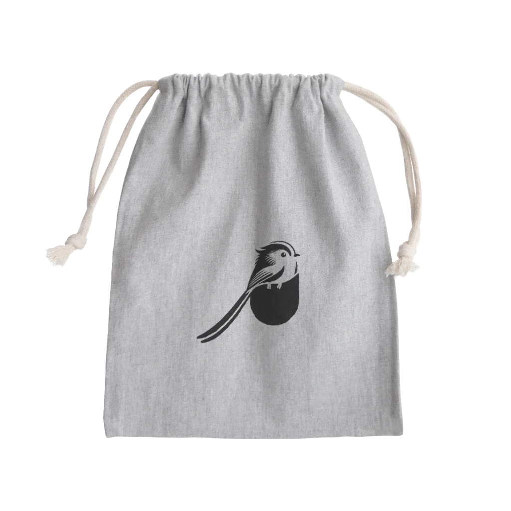 Bebezoのポケットアニマル　シマエナガ Mini Drawstring Bag