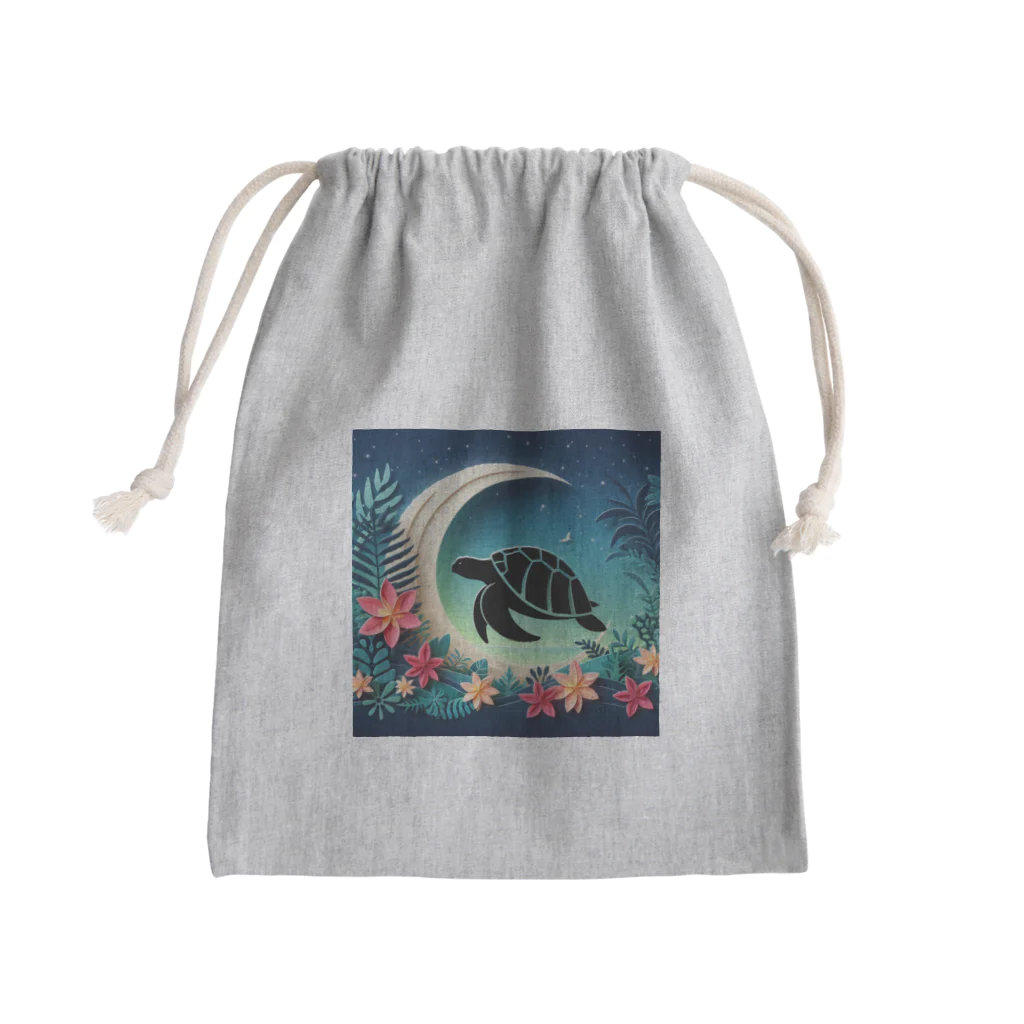 ココナッツアイランド©️のウミガメ Mini Drawstring Bag