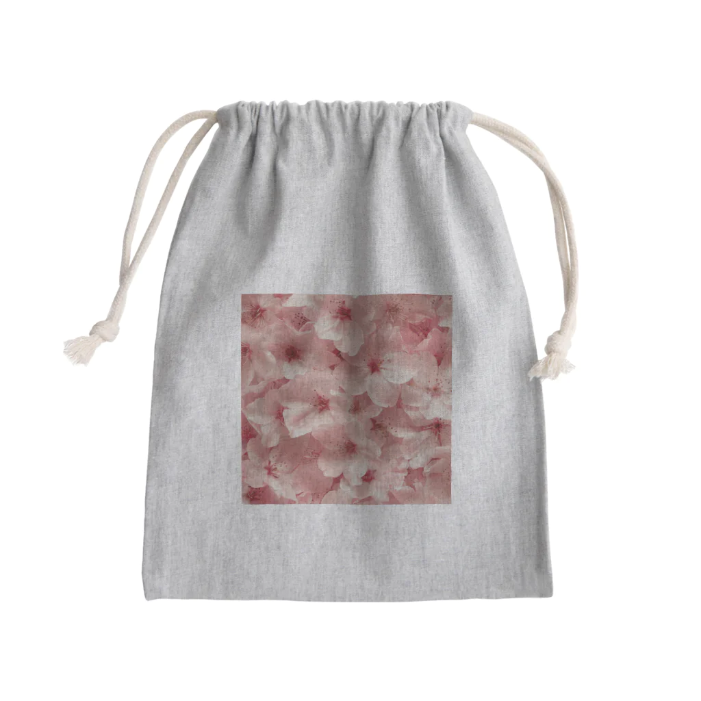 オンラインショップイエローリーフのピンクの花　桜　綺麗 Mini Drawstring Bag