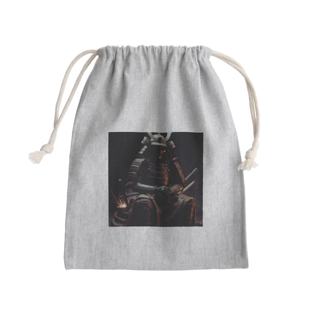 Mr_Geishaの静かな鎧(The Silent Armor) Mini Drawstring Bag