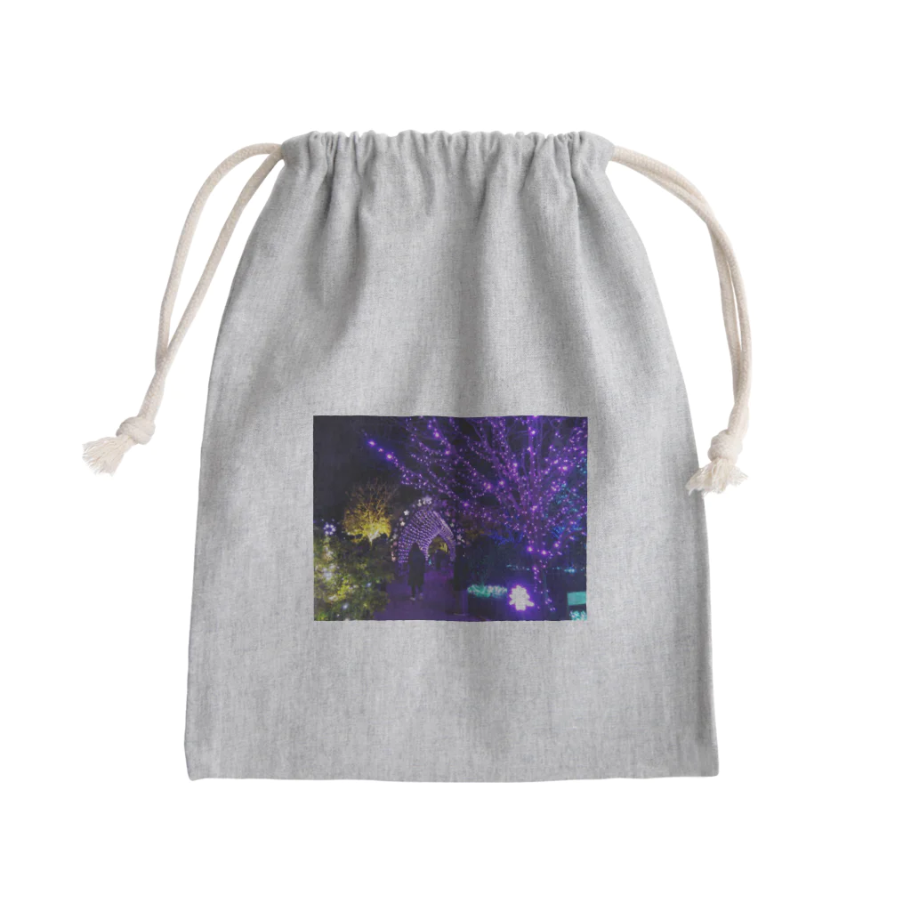 morinoyouseiのキラキラ輝くイルミネーションの世界 Mini Drawstring Bag