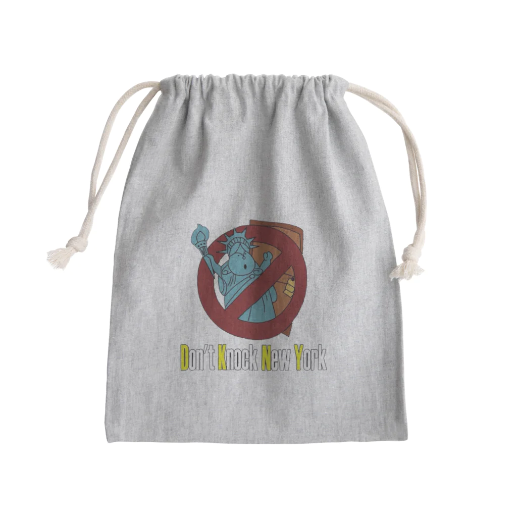 健三ショップのDon't　knock New York Mini Drawstring Bag