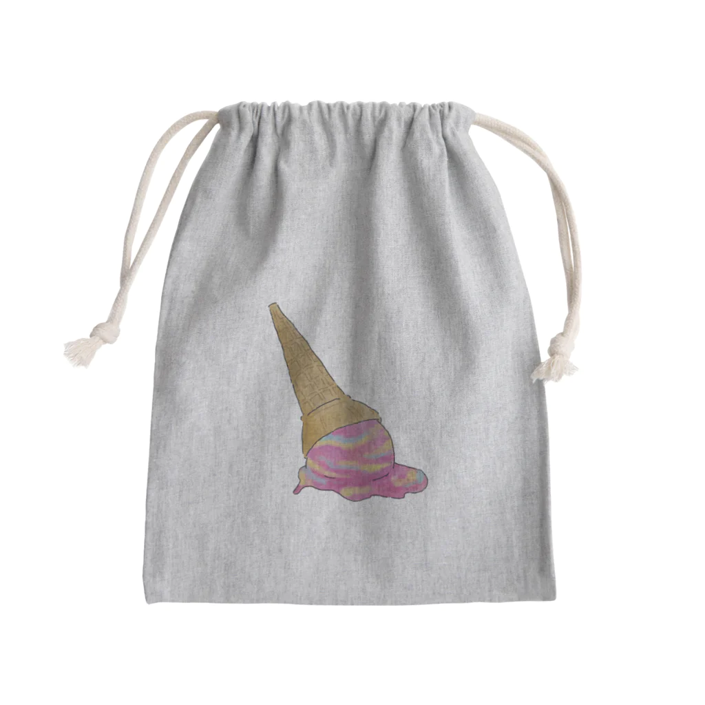 ヒトミのice cream Mini Drawstring Bag
