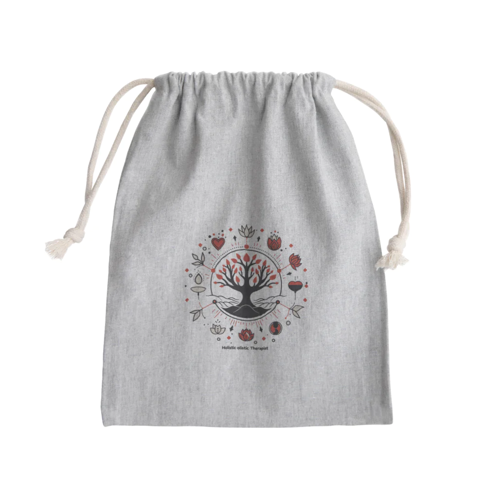 Shin〜HTのお店のセラピスト生命ロゴくりぬき Mini Drawstring Bag