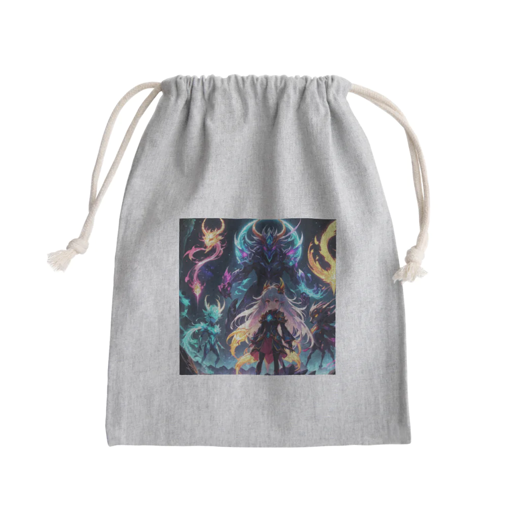 おゆまるるのクリスタルの力を宿す神秘の戦士 Mini Drawstring Bag