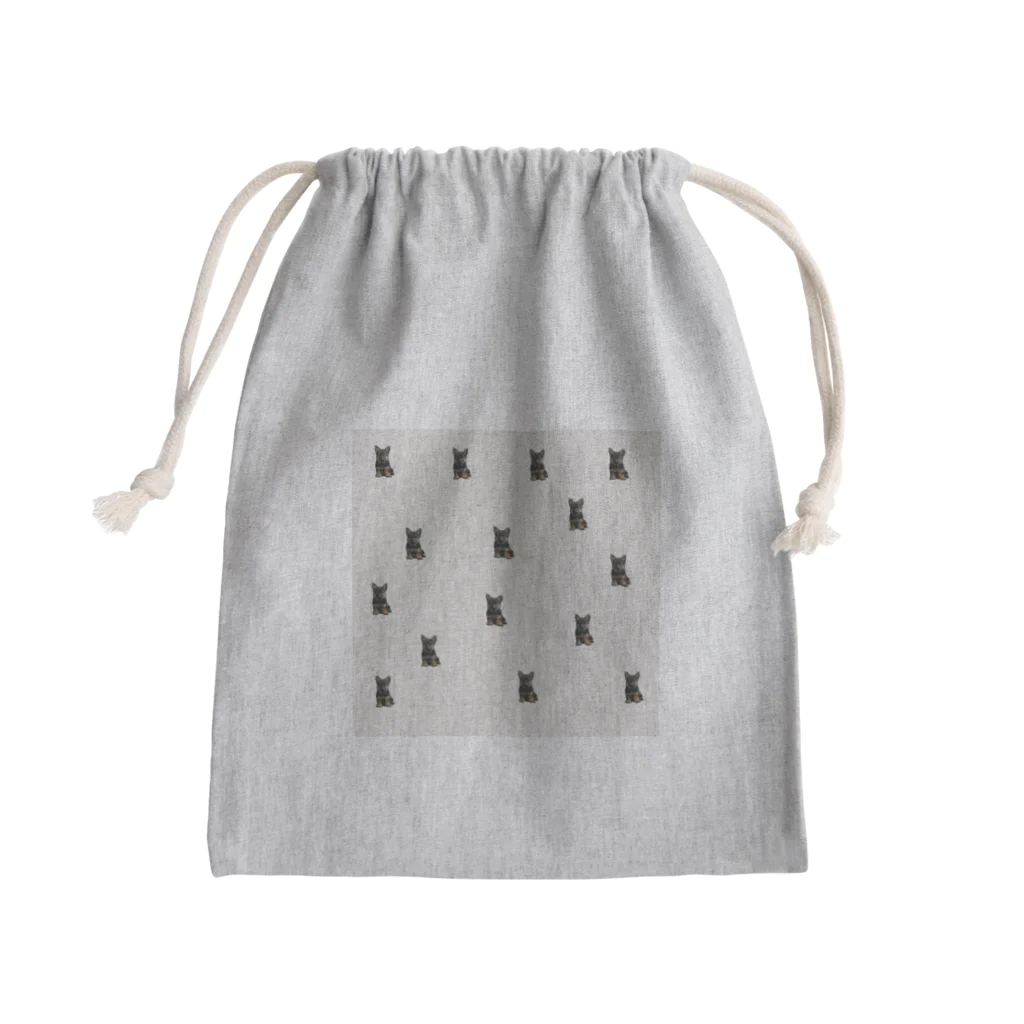 Giraffeinkの子犬シリーズ　Riley (ライリー) Mini Drawstring Bag