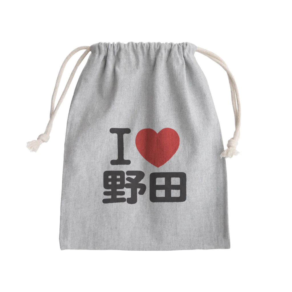 I LOVE SHOPのI LOVE 野田 Mini Drawstring Bag