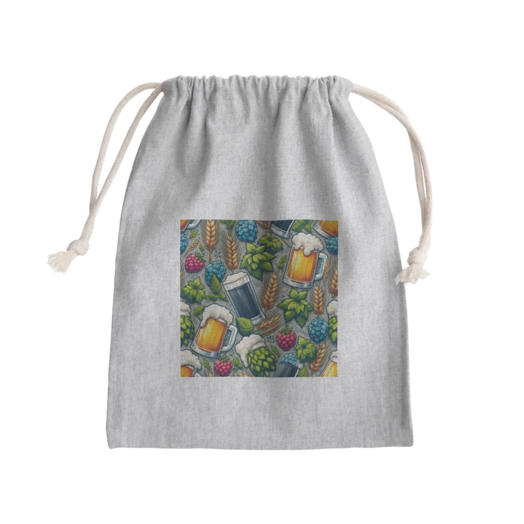 Yhiroのbeer Mini Drawstring Bag