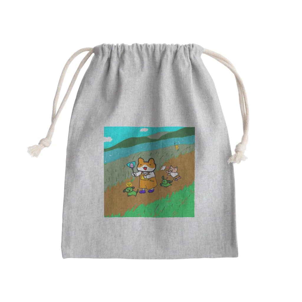 からすみインコ🦜のモルモットさん Mini Drawstring Bag