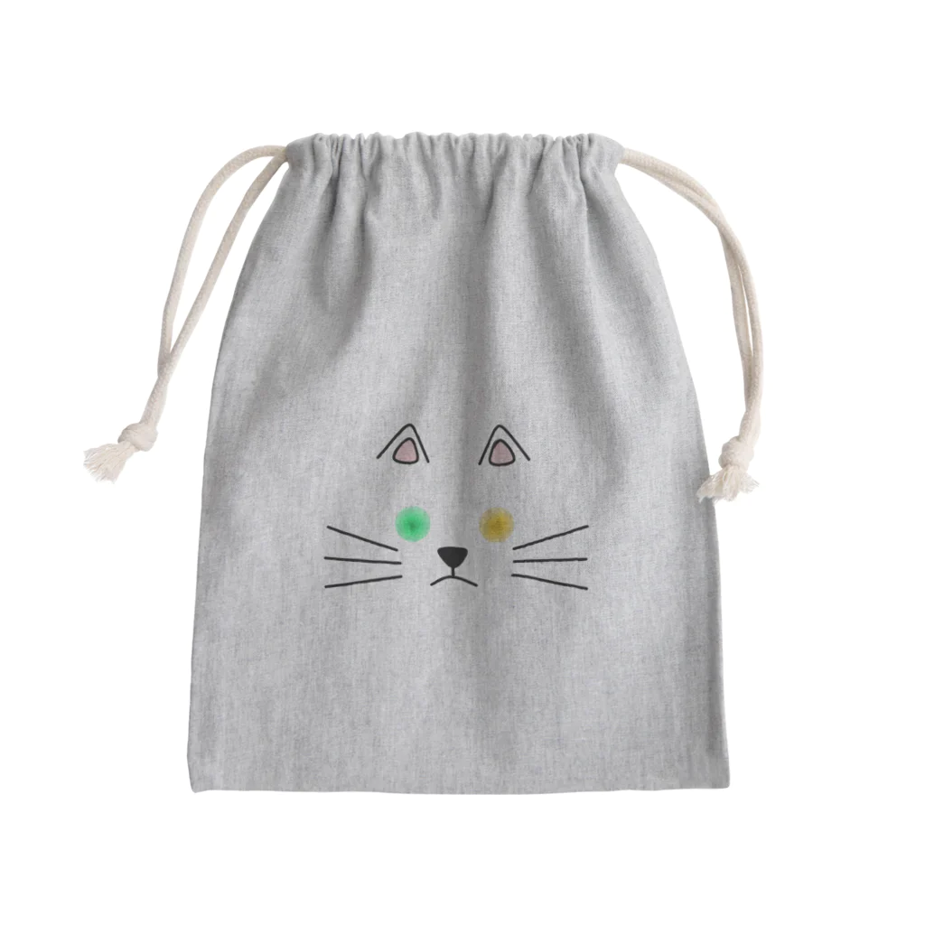 J's Mart 2ndのオッドアイ Mini Drawstring Bag