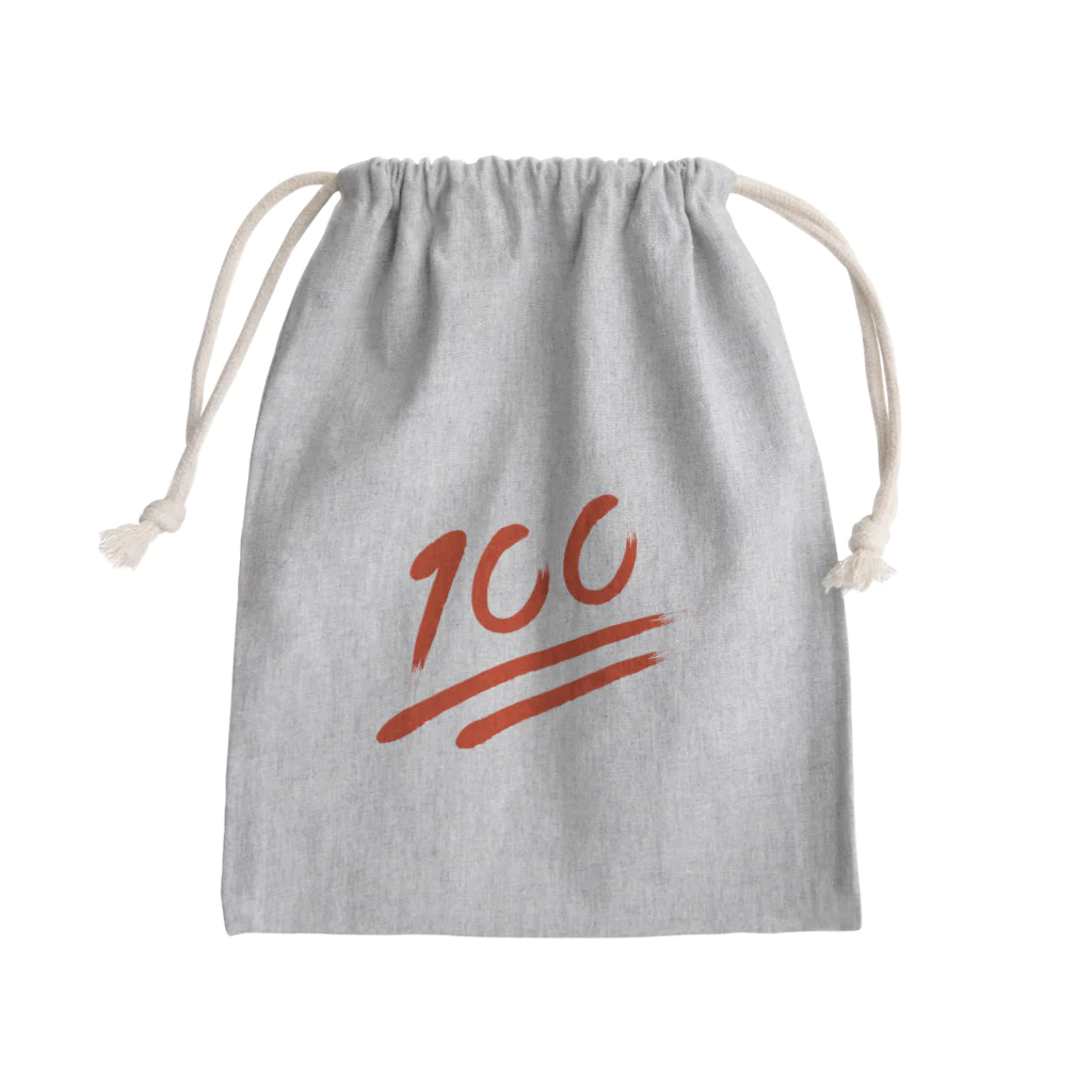 kimchinの100点 Mini Drawstring Bag