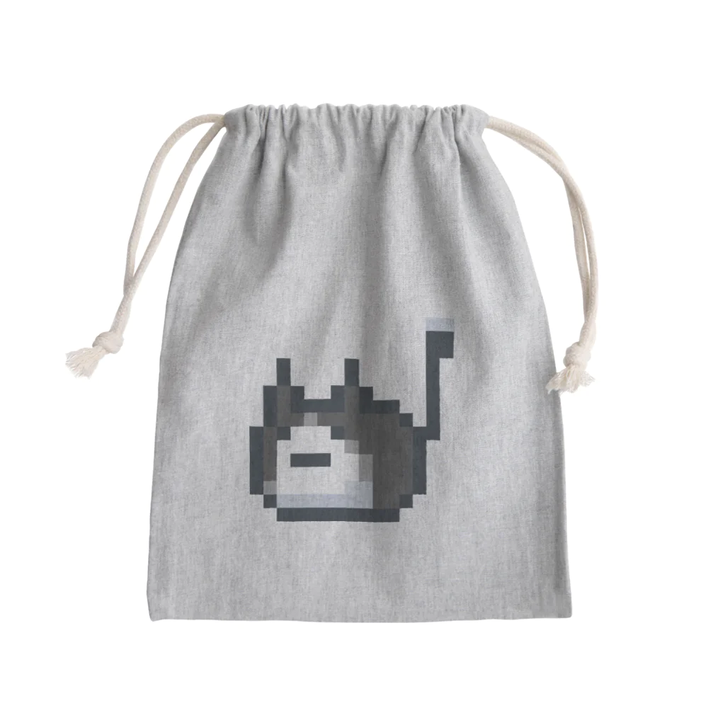 ねこさん爆発ショップのハチワレねこさんドット（ファビコン）  Mini Drawstring Bag