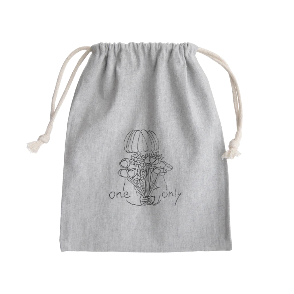 いるせの花束 One&Only オリジナルロゴ Mini Drawstring Bag