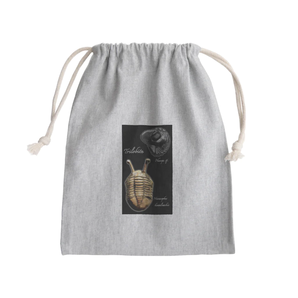 TAKASAGOBASEの三葉虫(trilobite) Mini Drawstring Bag