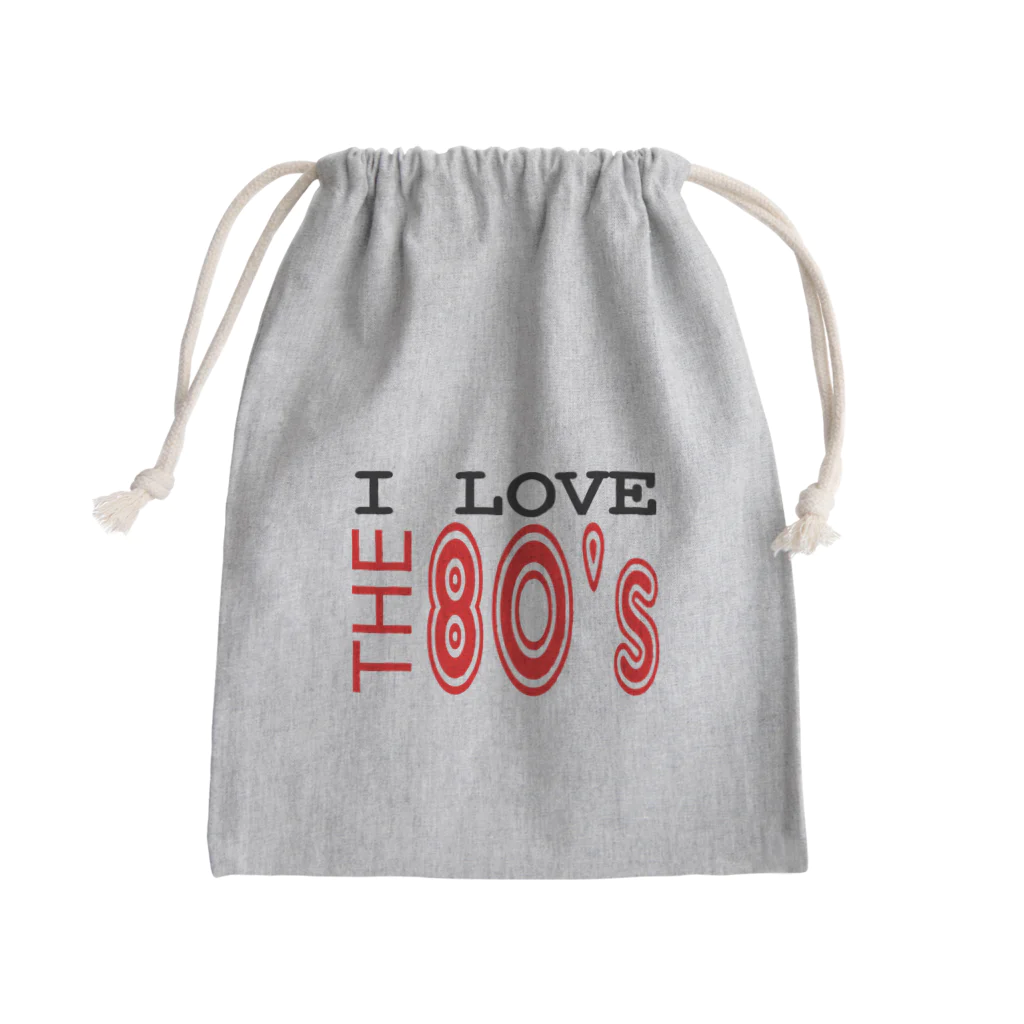 Pat's WorksのI LOVE THE 80's Mini Drawstring Bag