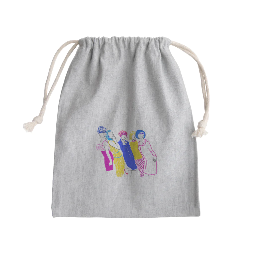 kanipanのイケイケ女子 Mini Drawstring Bag