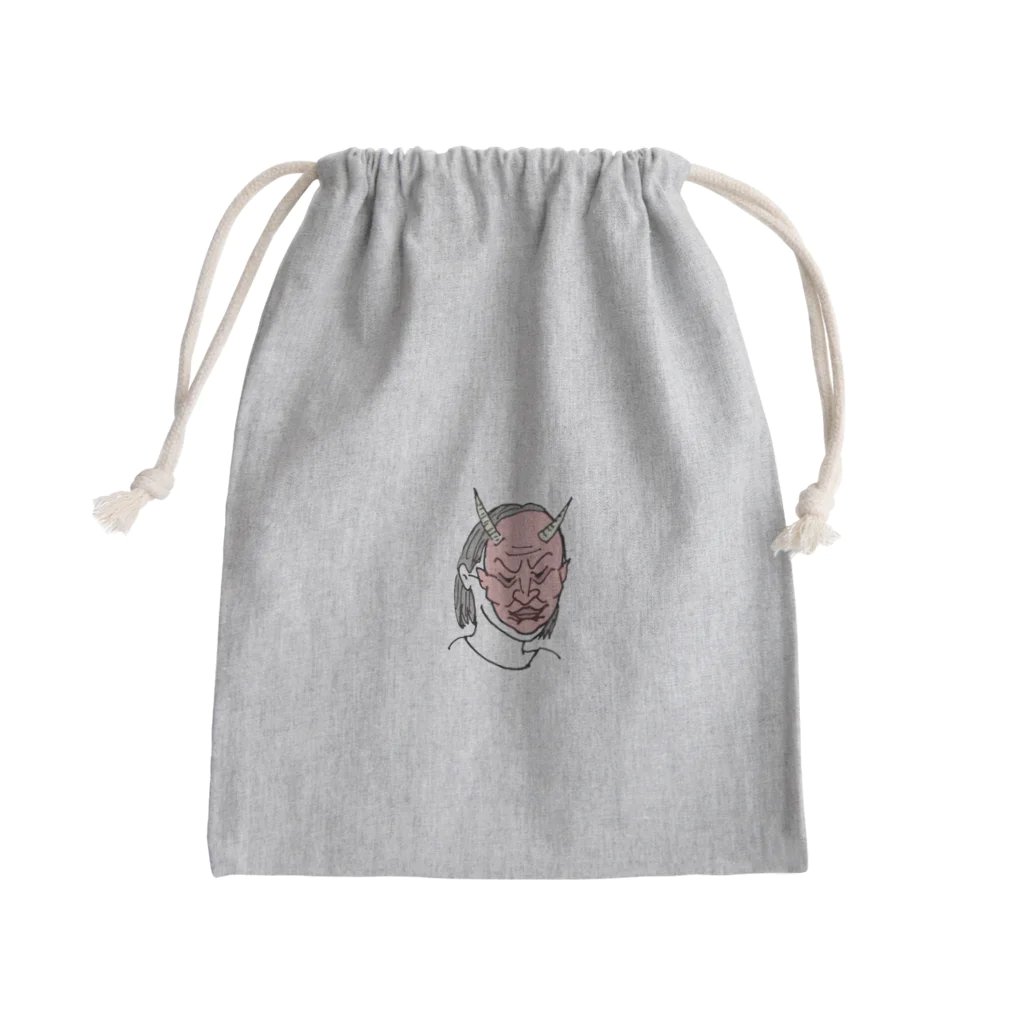 いとキチのプンプン節分 Mini Drawstring Bag