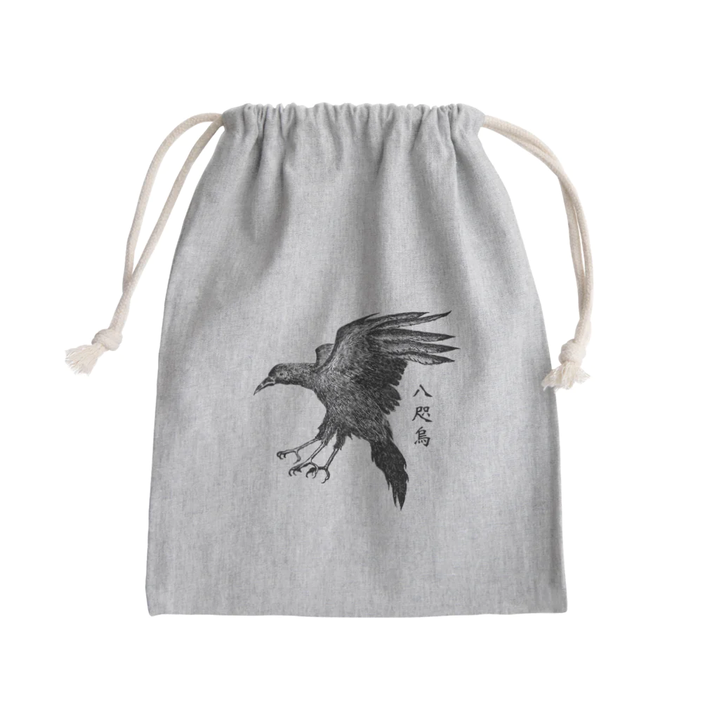 nemunoki paper itemのヤタガラス Mini Drawstring Bag