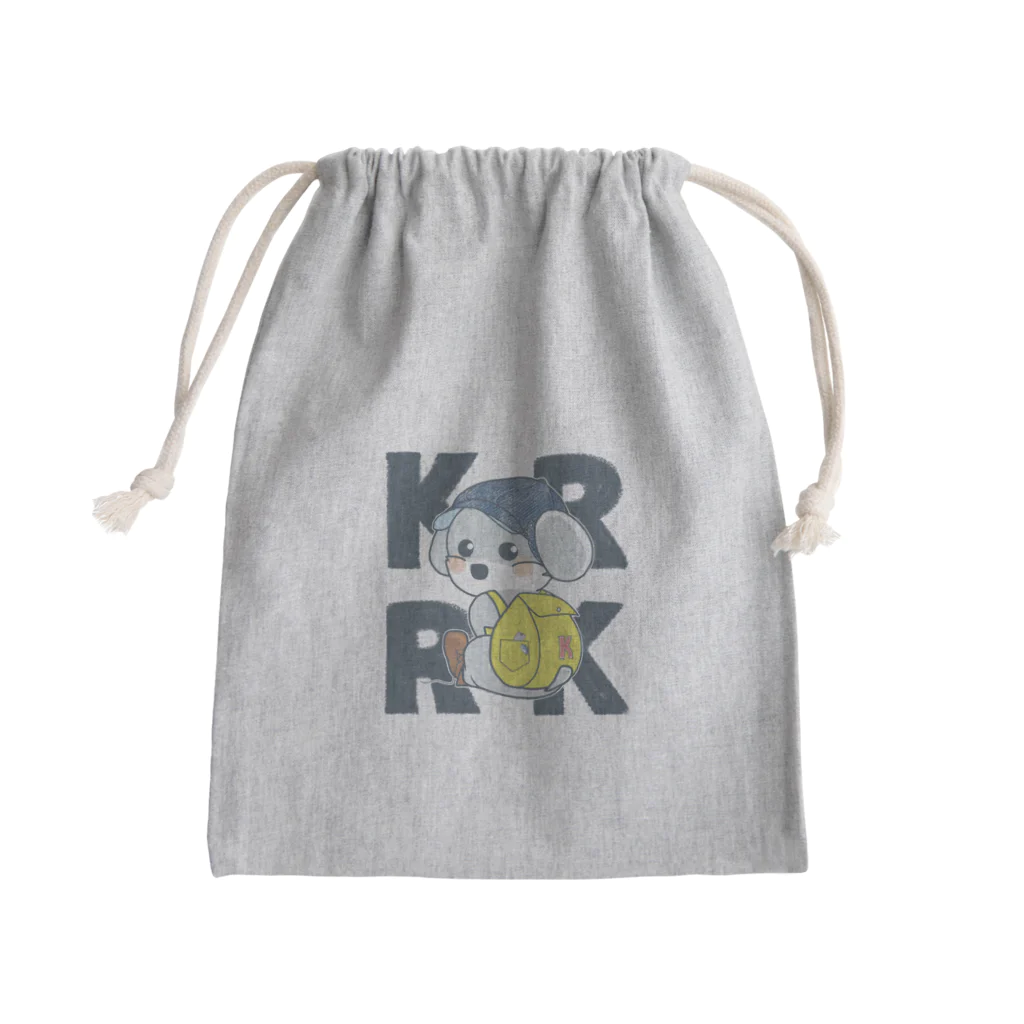 noEgaのシルバートイプードル おでかけシリーズ Mini Drawstring Bag