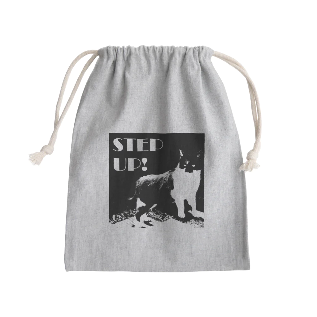 川原ナツミのSTEP UP!ねこ Mini Drawstring Bag