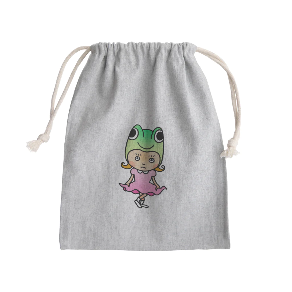 キクヤのゲコちゃん Mini Drawstring Bag