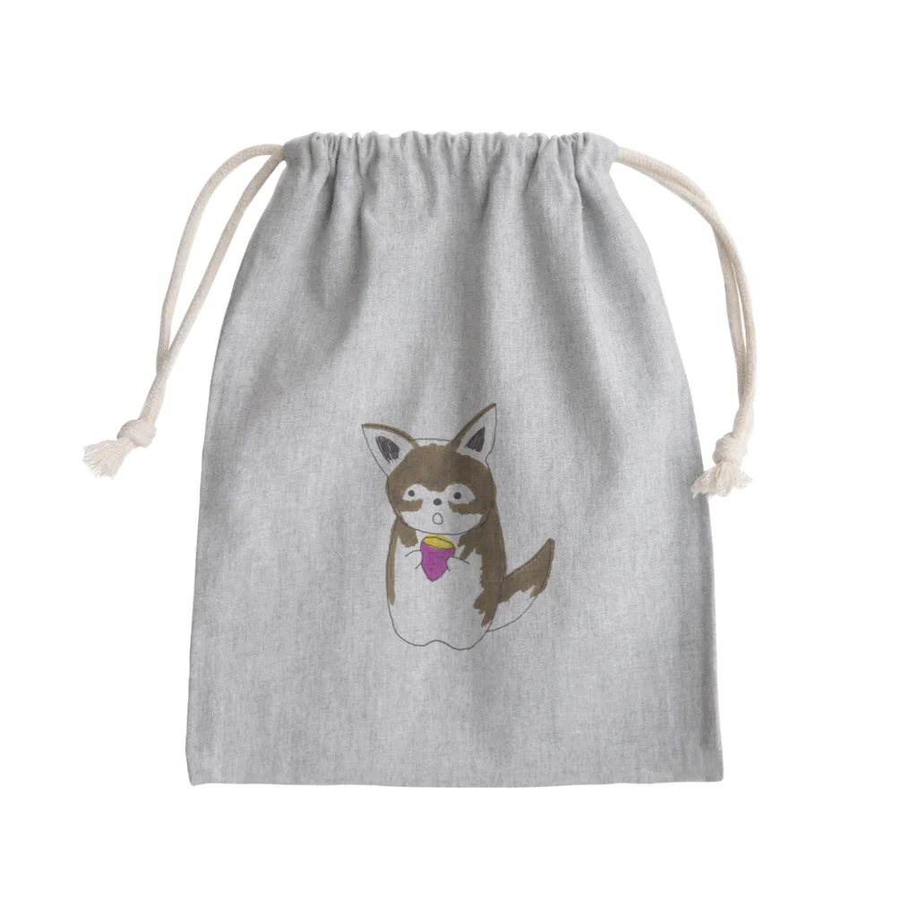 meri.の焼き芋大好きめりちゃん Mini Drawstring Bag