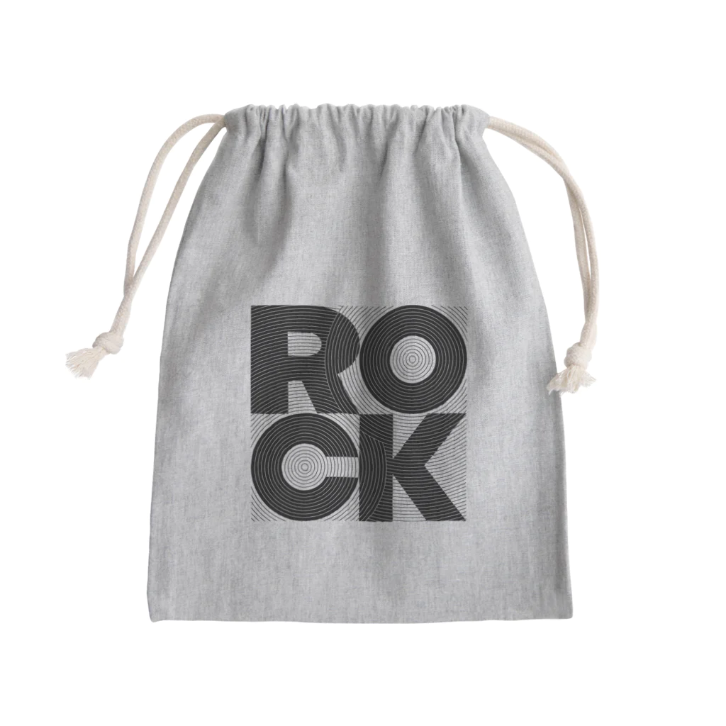 gemgemshopのROCK GROOVE Mini Drawstring Bag