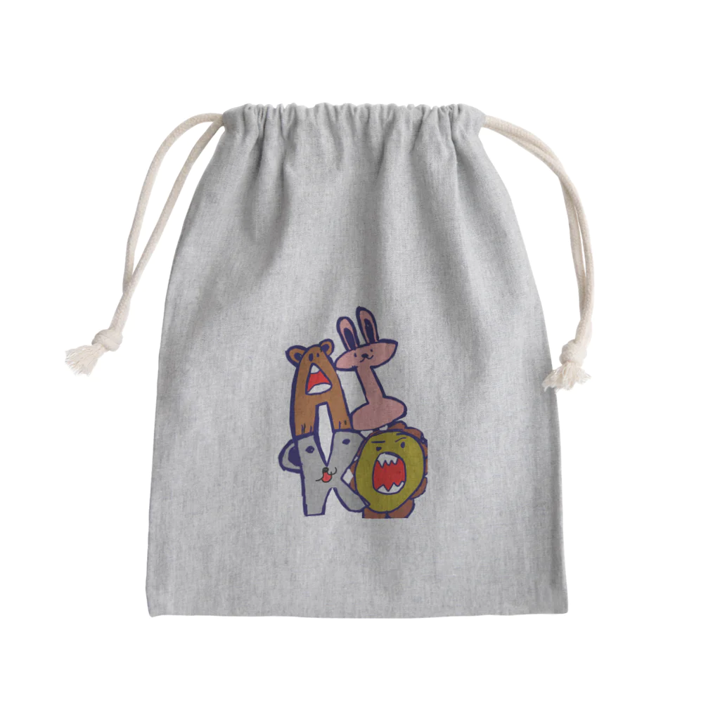 ごった煮商店の文字マル（aiko） Mini Drawstring Bag