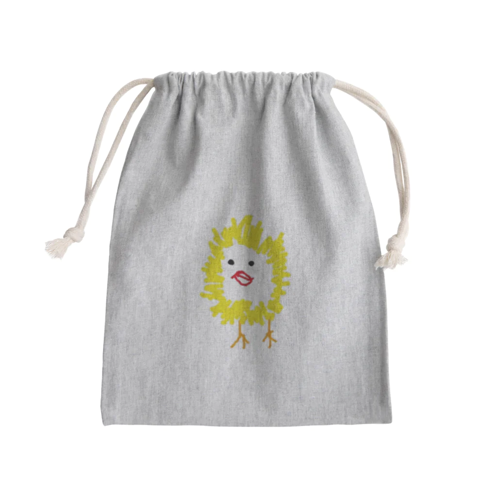 RINGOのHe is Hiyoko Mini Drawstring Bag