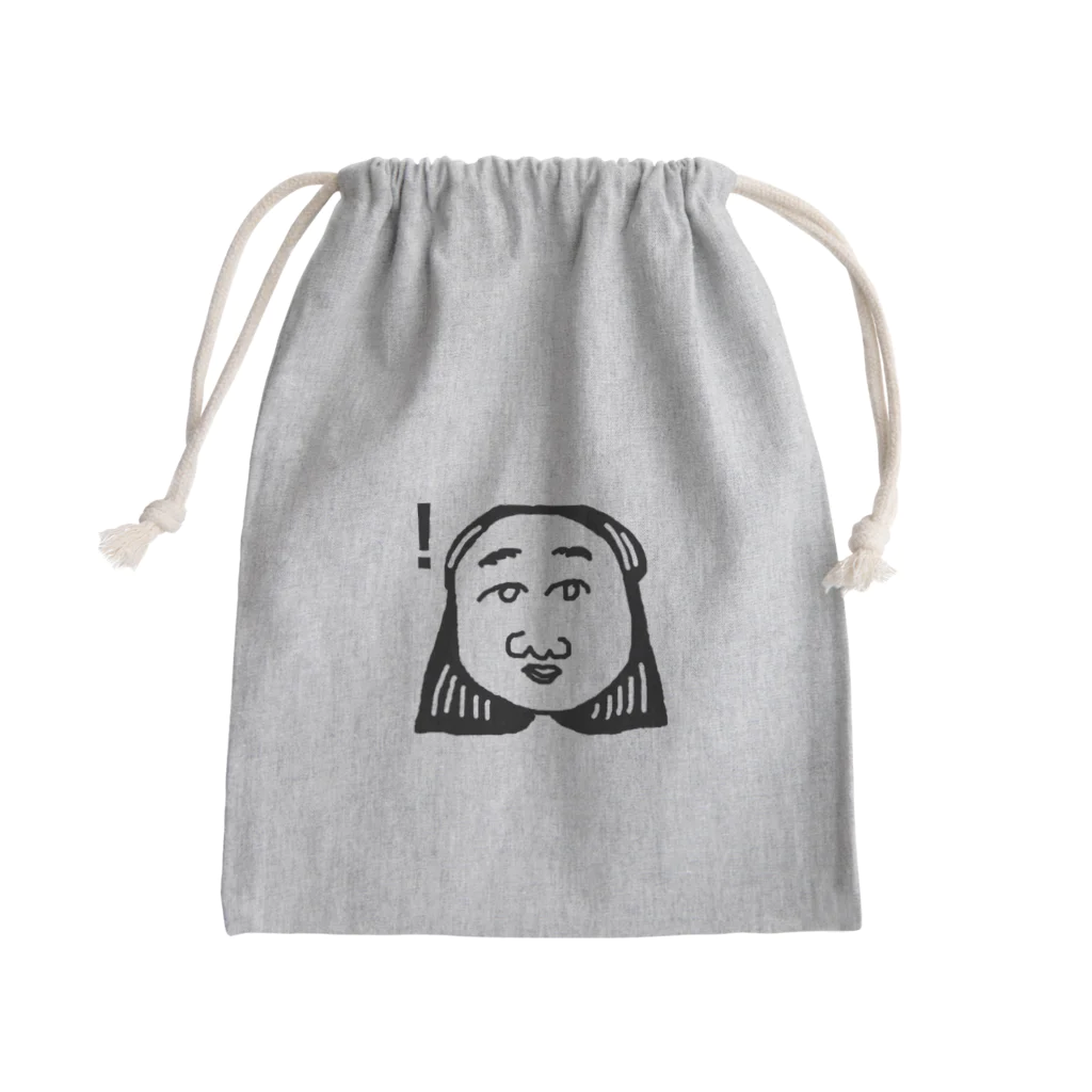 ぎょんすの寺子屋のびっくりwoman Mini Drawstring Bag