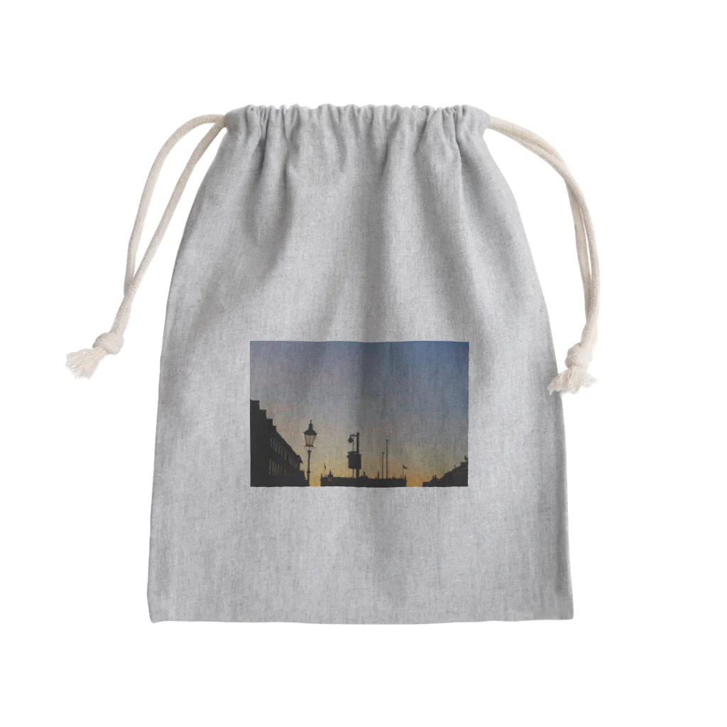 moekaの夕空と街灯 Mini Drawstring Bag