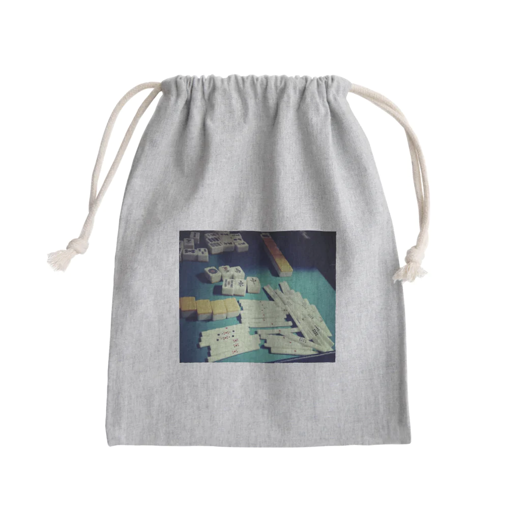 ニブイチ屋の捲りトップ Mini Drawstring Bag