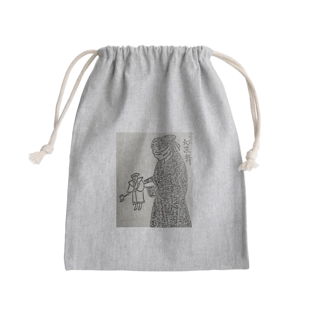 道行屋雑貨店の大黒舞 Mini Drawstring Bag