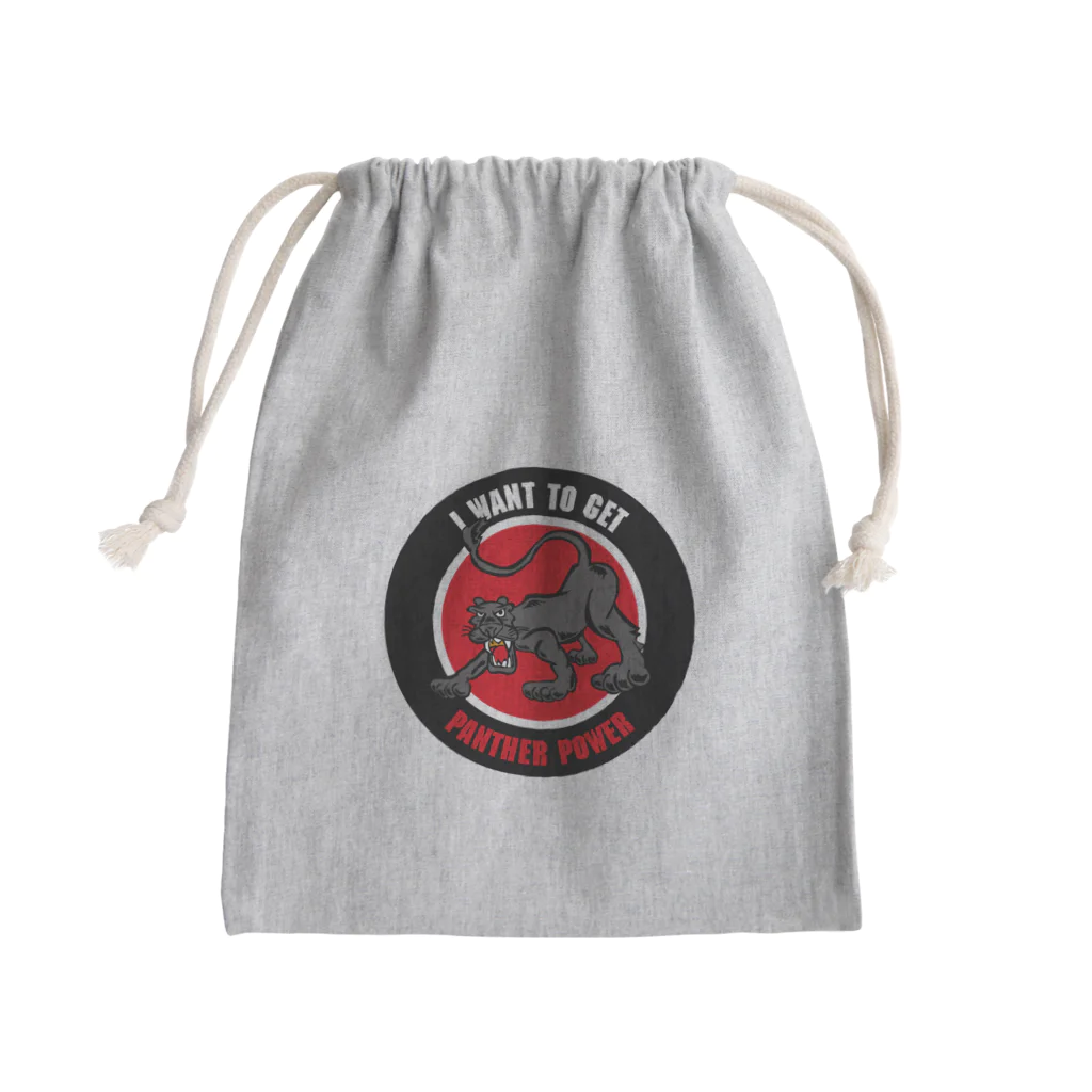 提供 tshopのパンサーパワー Mini Drawstring Bag