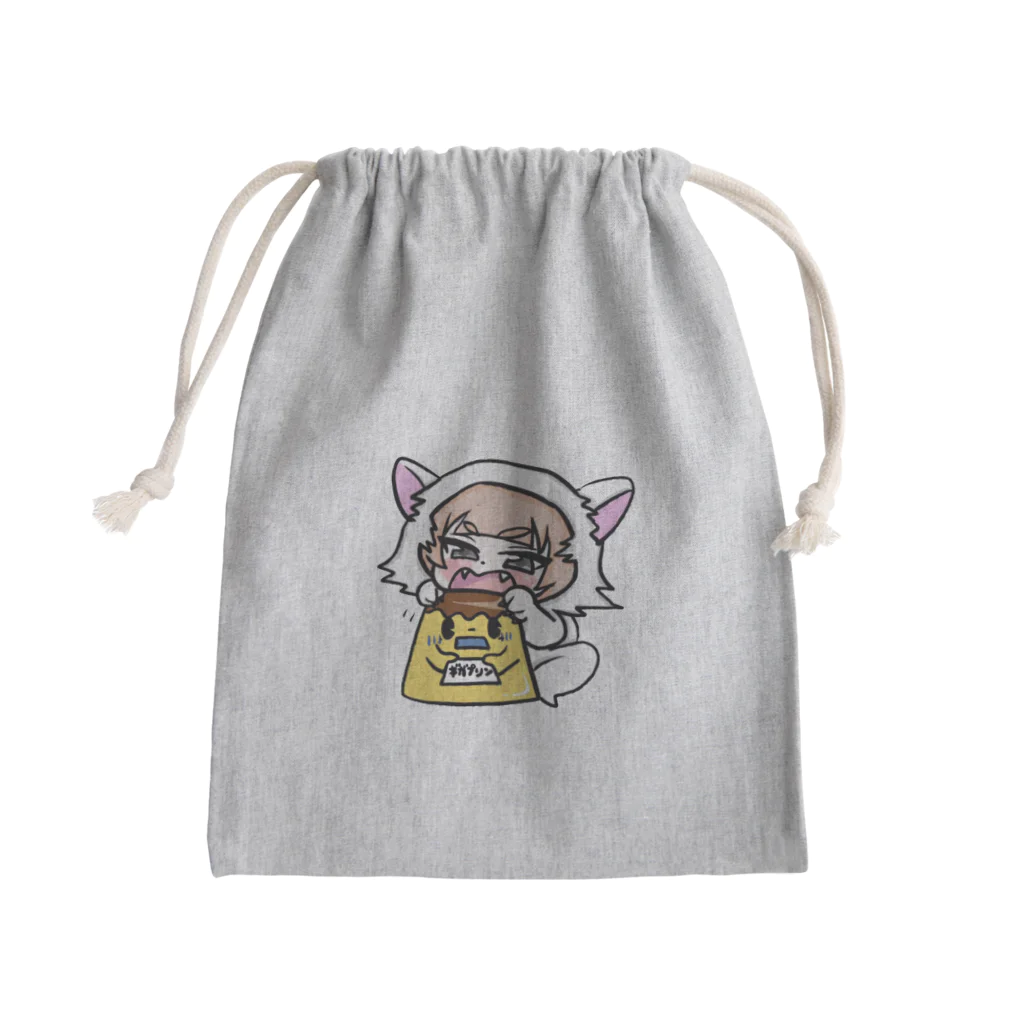 ぱんちゃハウス@しょくぱんの犬ぱんちゃん Mini Drawstring Bag
