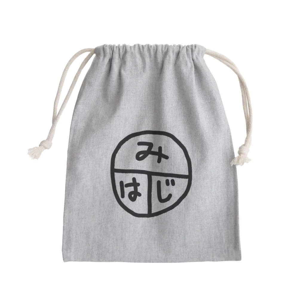 ちるまの店のみはじ Mini Drawstring Bag